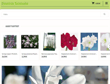 Tablet Screenshot of paratiisintaimitarha.fi